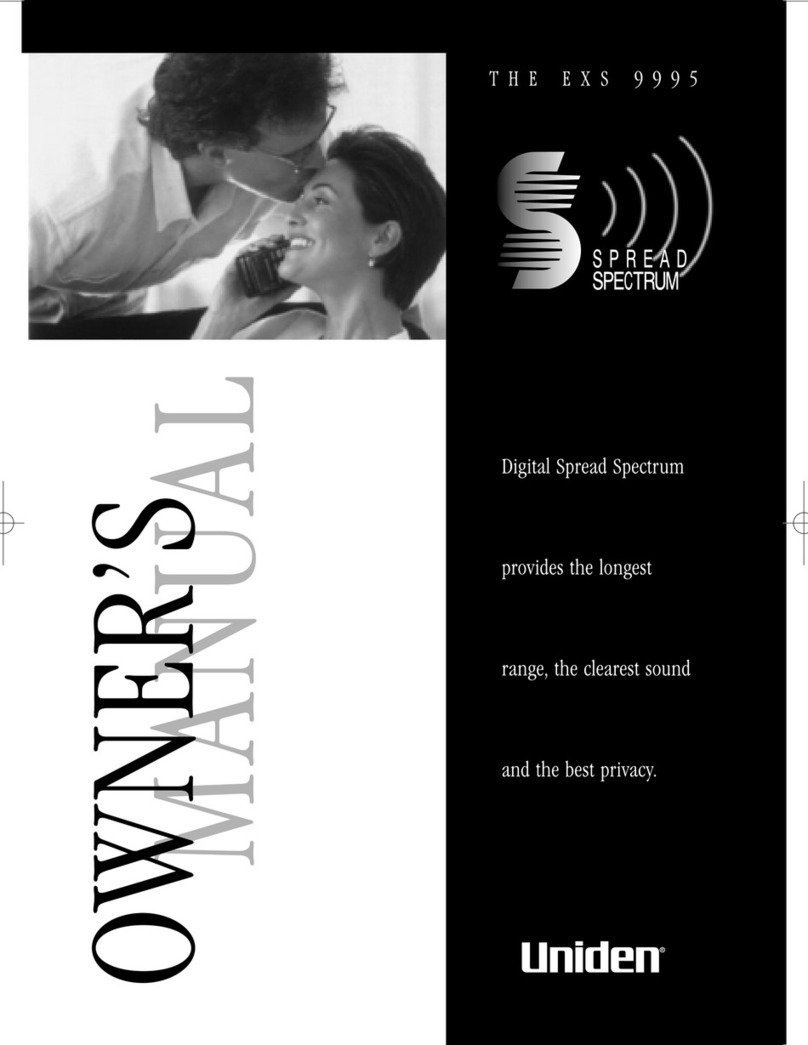 Uniden EXS 9995 User manual
