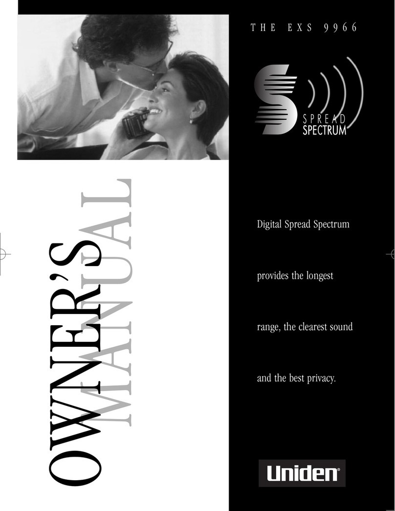 Uniden EXS 9966 User manual