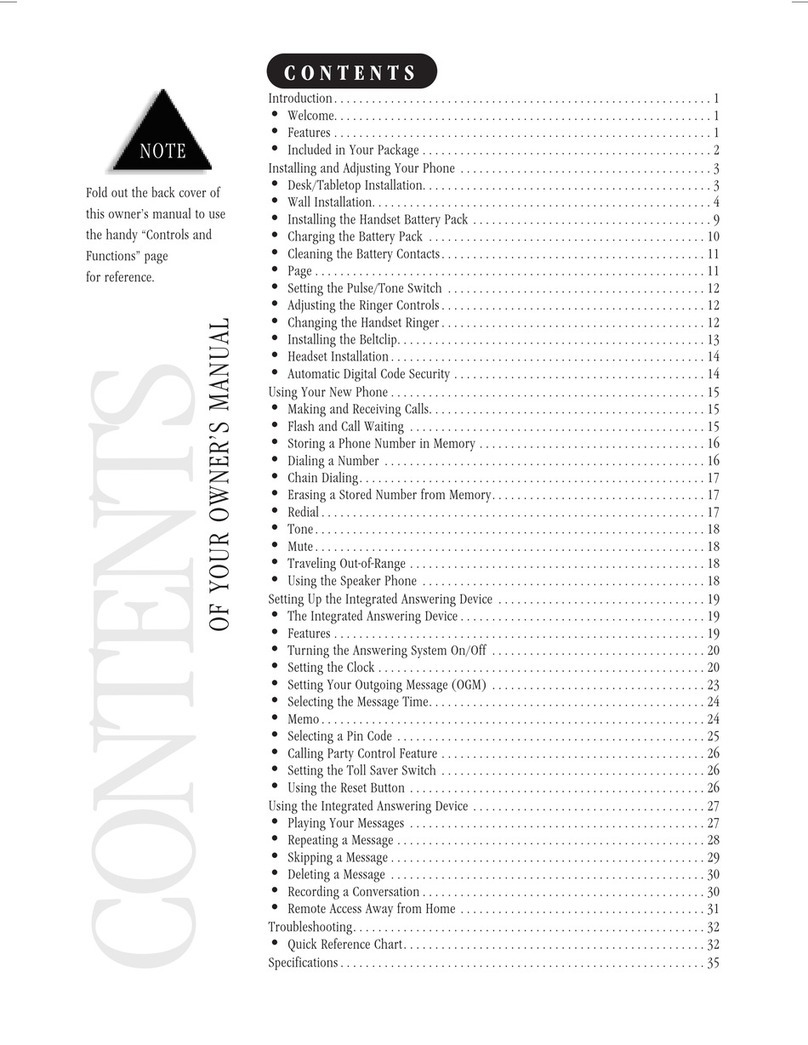 Uniden EXS9500 owner's manual
