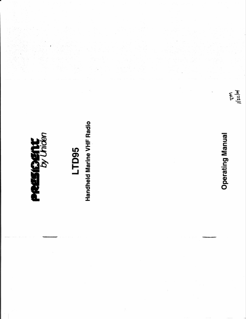 PRESIDENT LTD95 operating manual