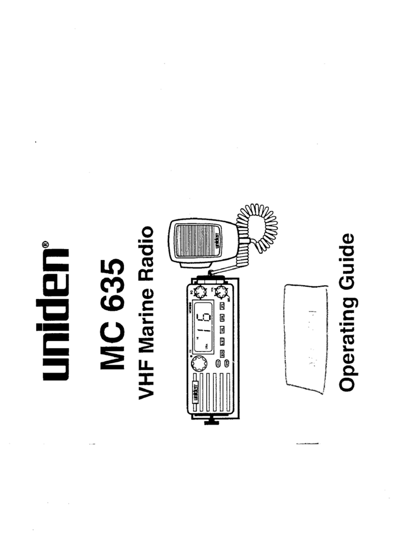 Uniden MC 635 operating guide