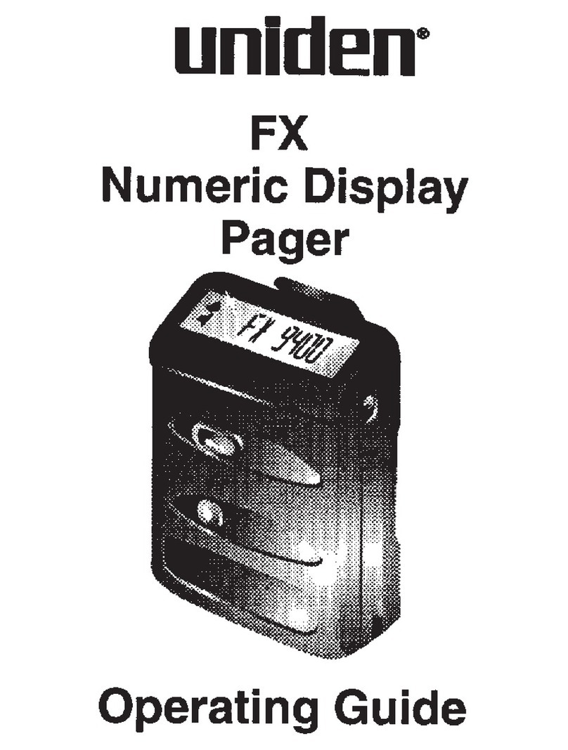Uniden FX9400 operating guide