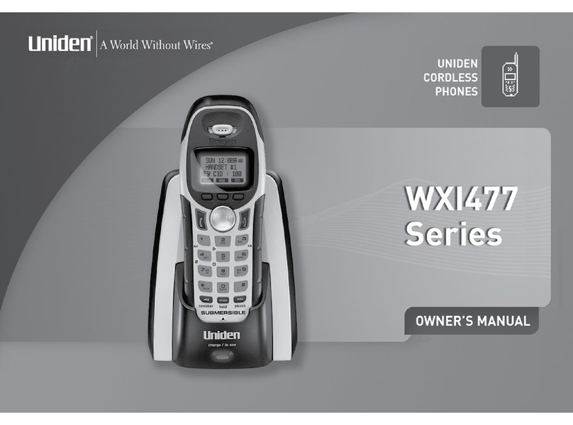 Uniden WXI477 Series User manual