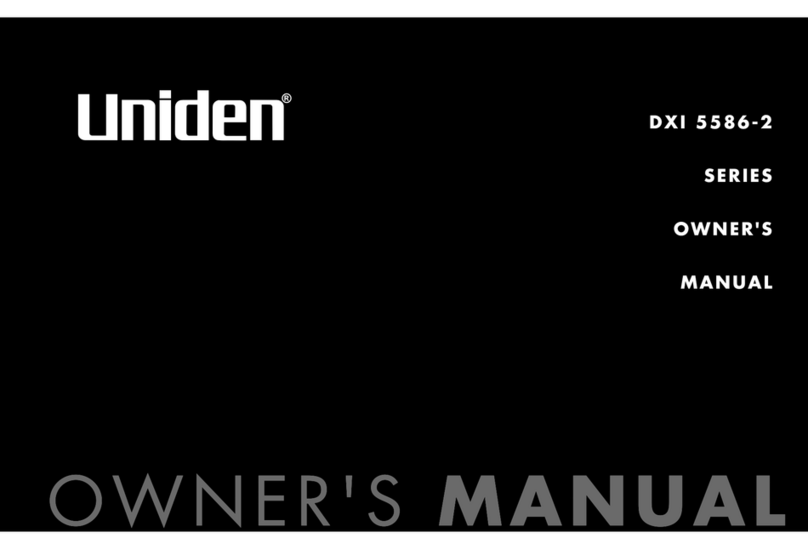 Uniden DXI5586-2 - DXI Cordless Phone User manual