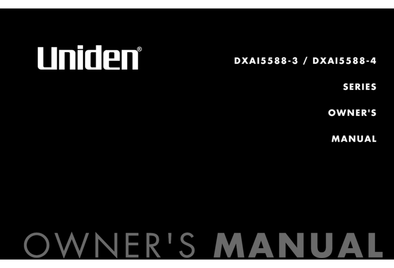 Uniden DXAI5588-3 Series User manual