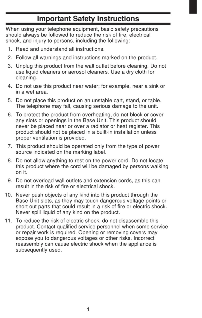 Uniden EXP91 User manual