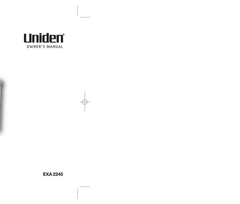 Uniden EXA2245 owner's manual