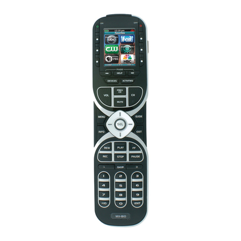 Universal Remote MRF-260 Specification sheet Universal Remote MRF-260 Specification sheet