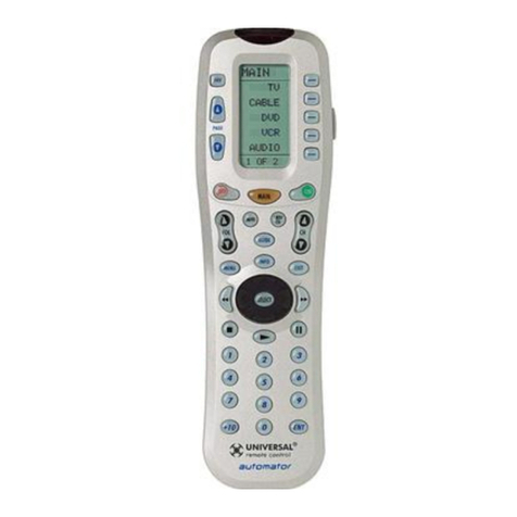 Universal Remote URC-200 owner's manual