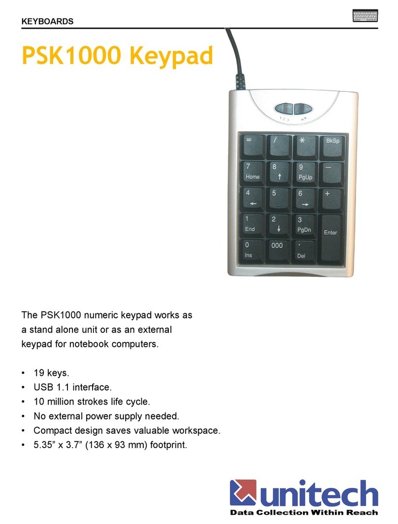 Unitech PSK1000 Specifications