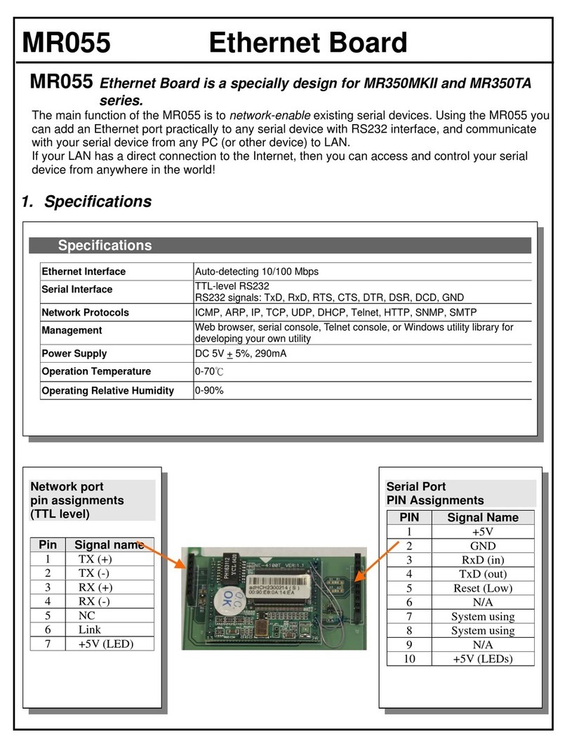 Unitech MR055 Specifications