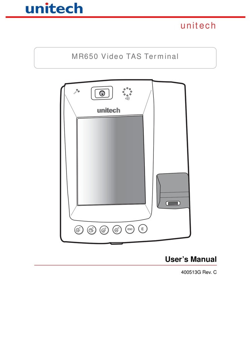 Unitech MR650 User manual