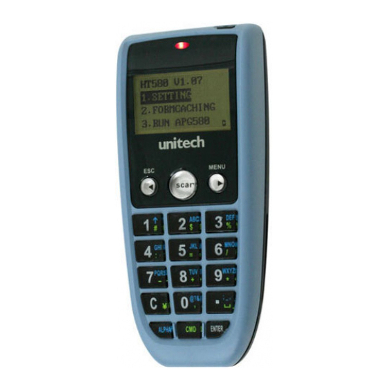 Unitech HT580 User manual