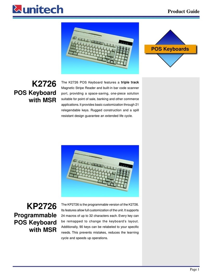 Unitech K2726 Product guide