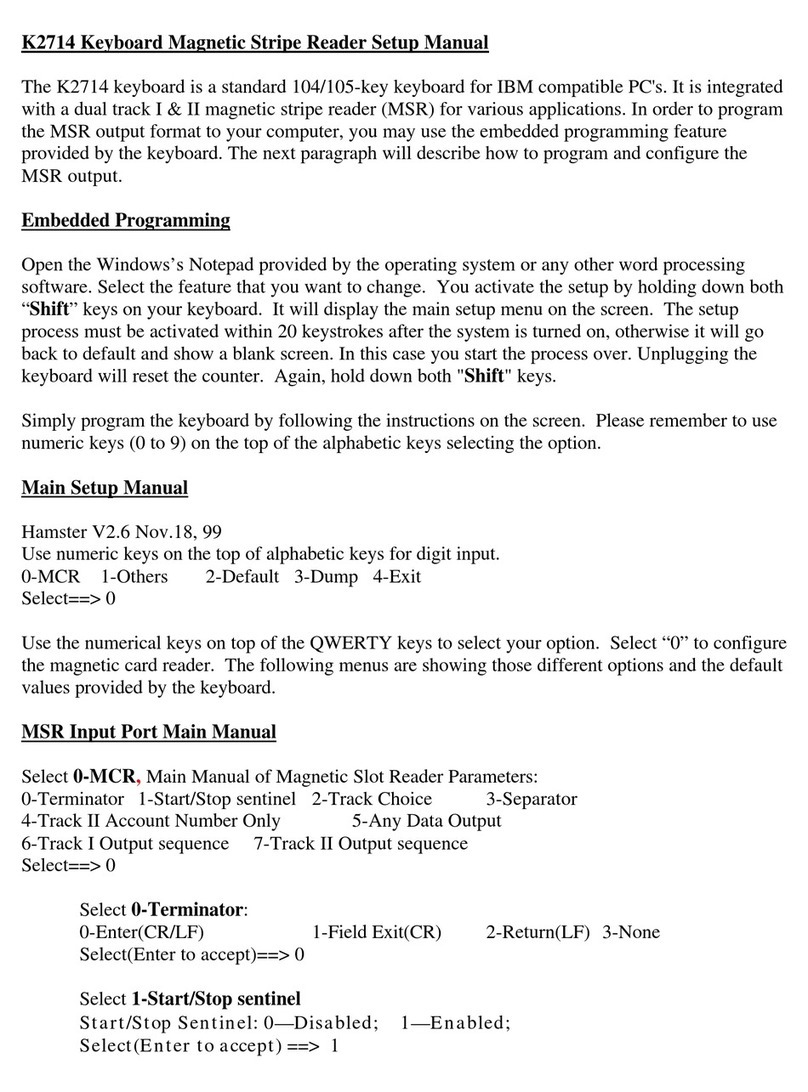 Unitech K2714 User guide