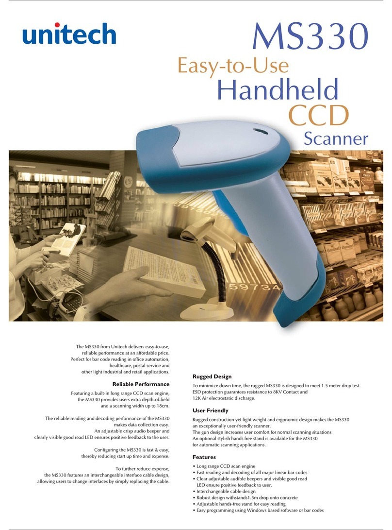 Unitech MS330 User manual