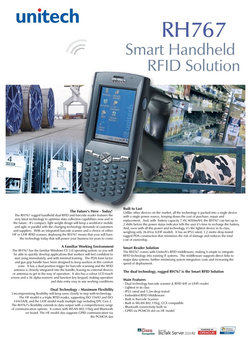 Unitech RH767 User manual Unitech RH767 User manual