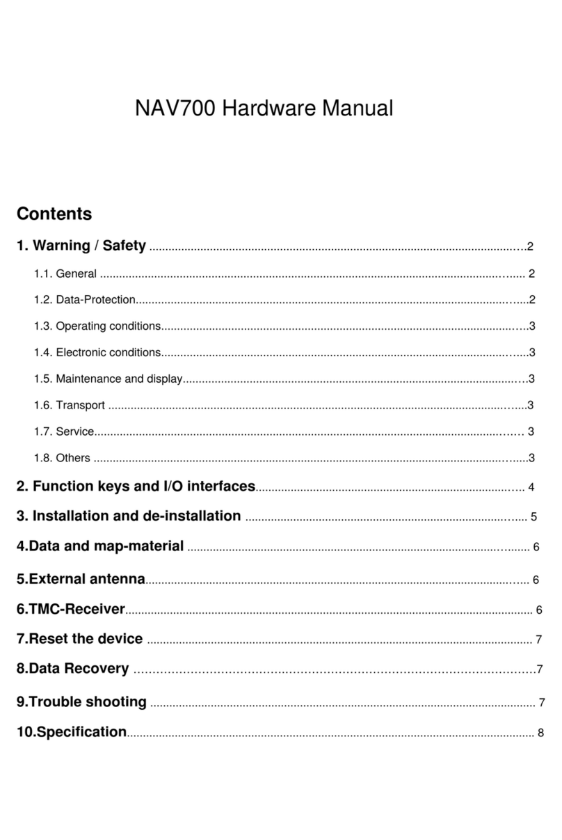 V7 NAV700 Hardware manual
