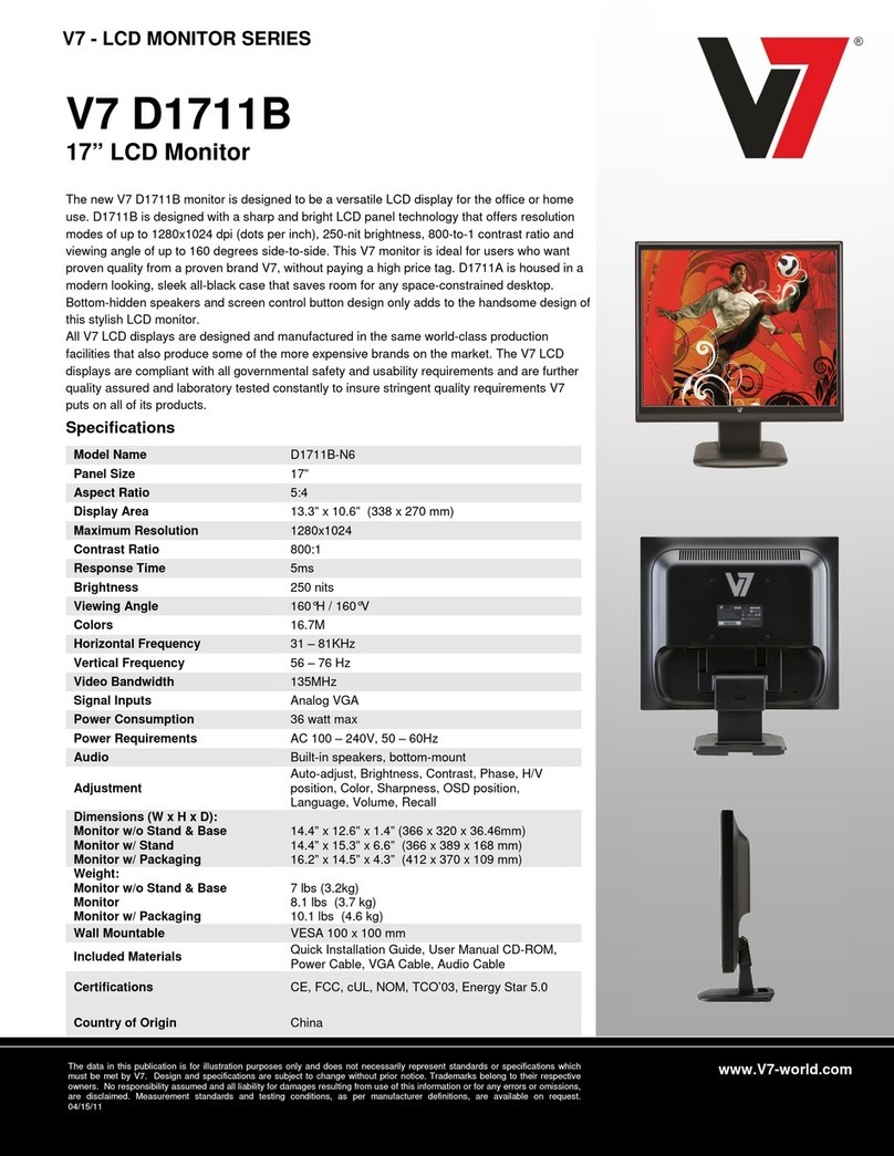 V7 D1711B-N6 User manual