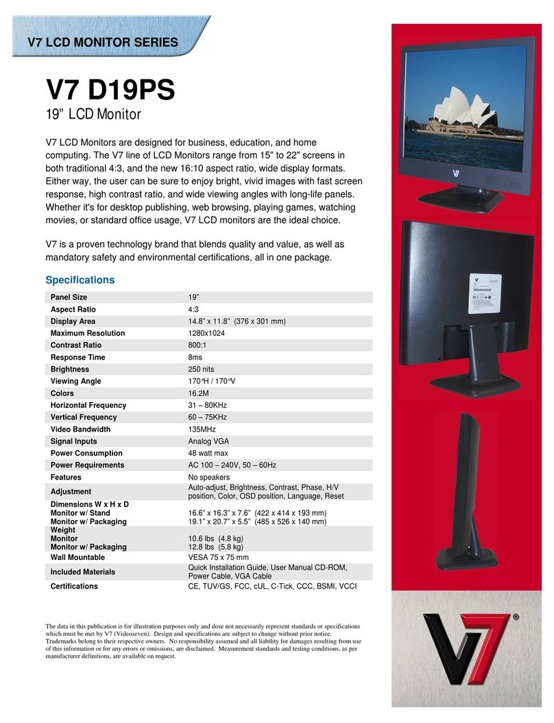 V7 D19PS User manual