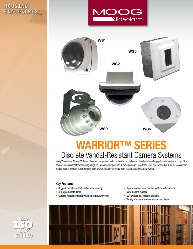 Moog Videolarm WS5 Series User manual