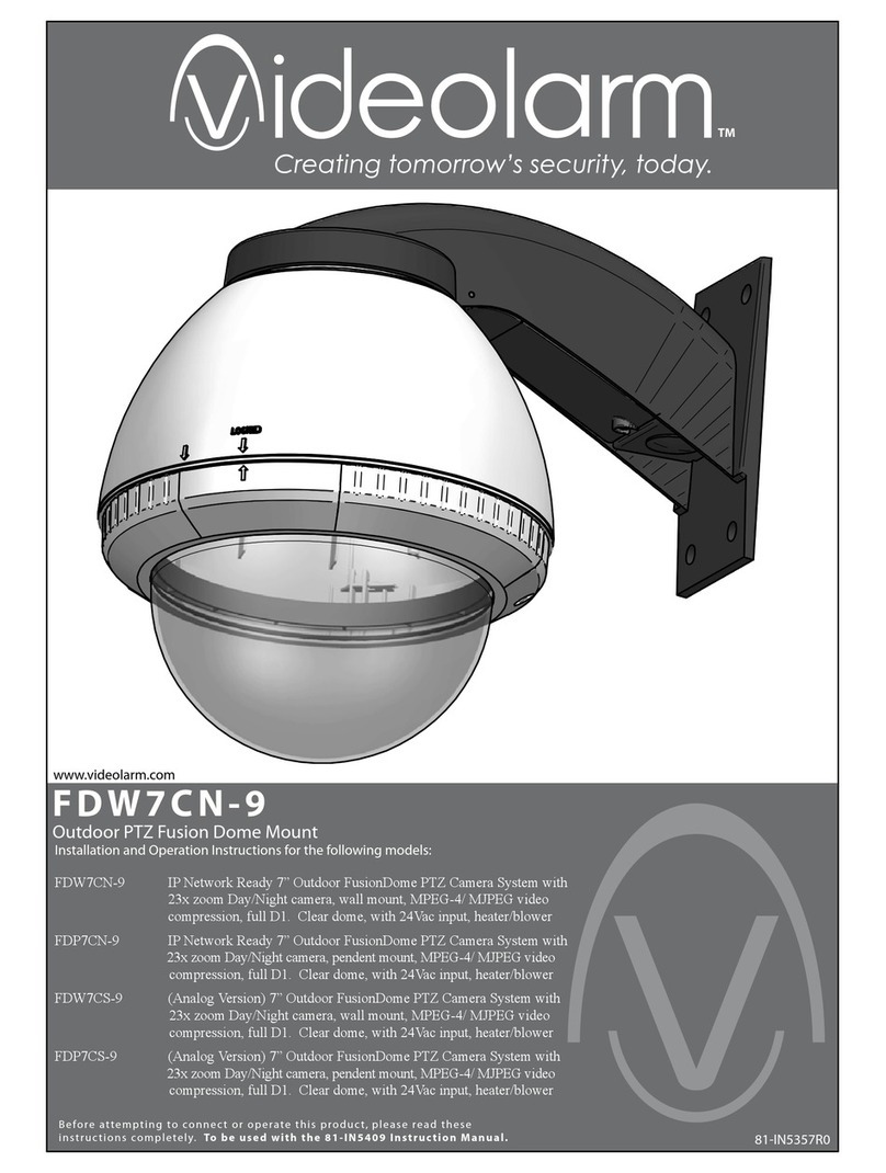 Moog Videolarm SView FDP7CN-9 User manual
