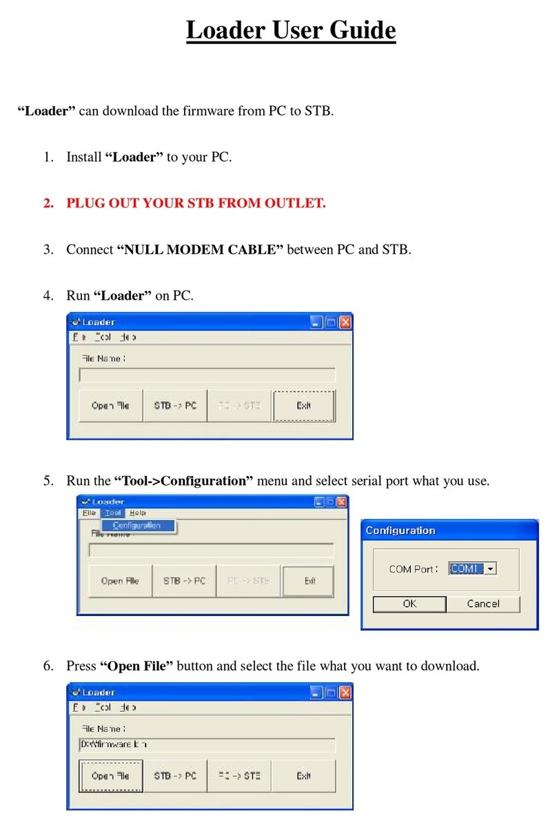 ViewSat Loader1 User manual