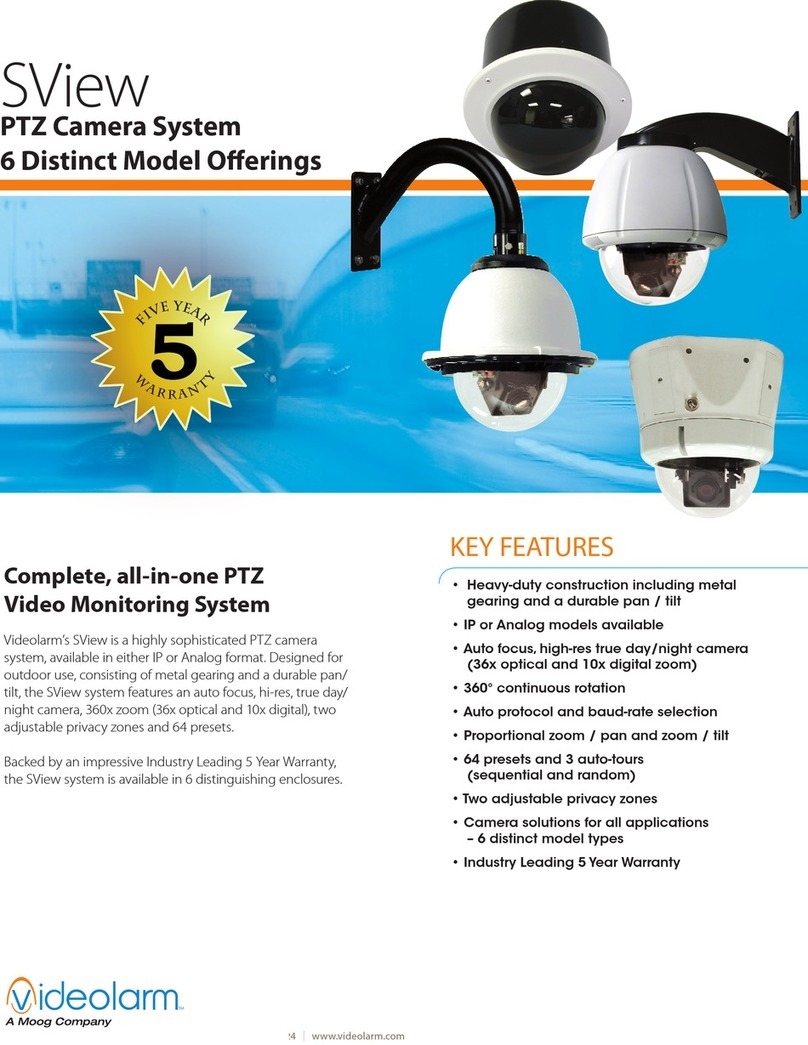 Moog Videolarm SView FDP7C12N-9 User manual