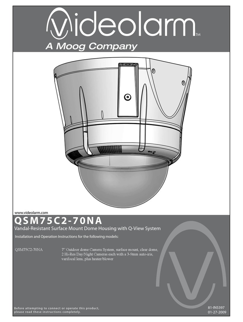 Moog Videolarm QView QSM75C2-70NA User manual