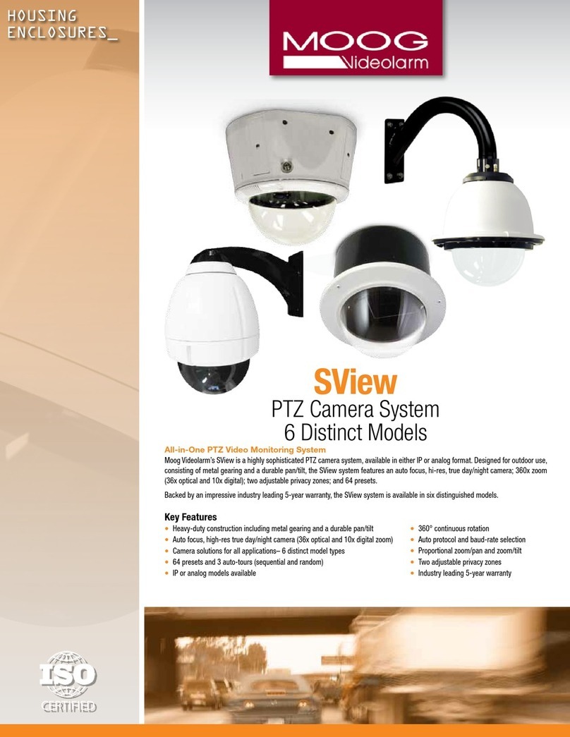 Moog Videolarm SView RHW7CS-3 User manual