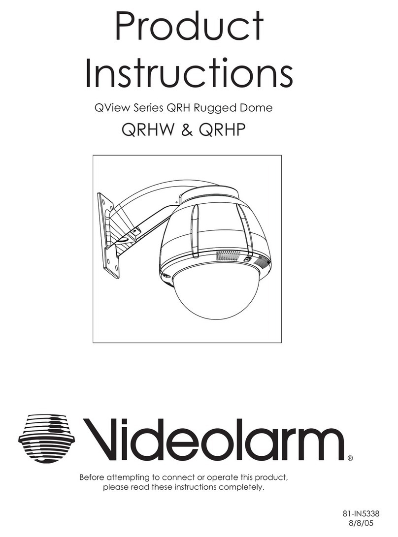 Moog Videolarm QView QRHPC2-50NA User manual