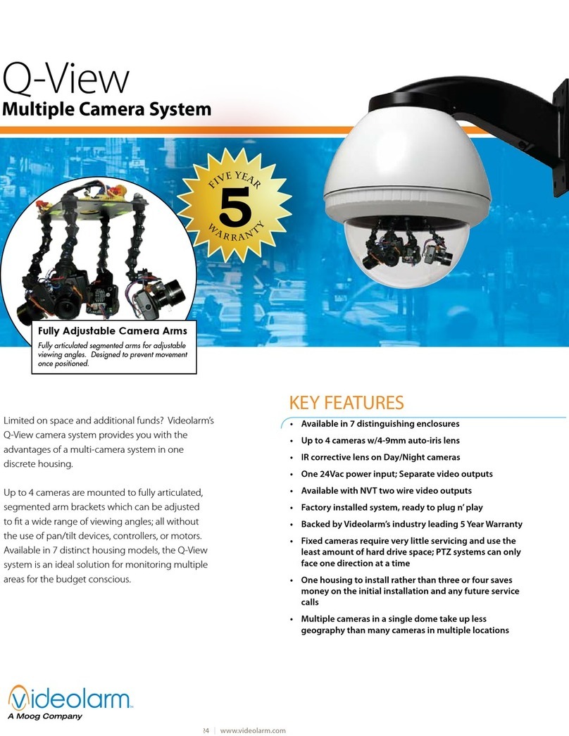 Moog Videolarm QView QFDPT3-50NA User manual