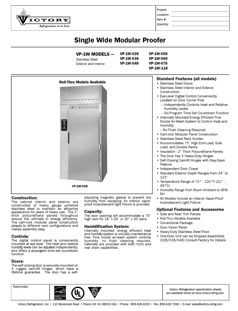 Victory VP-1W-118 Specifications