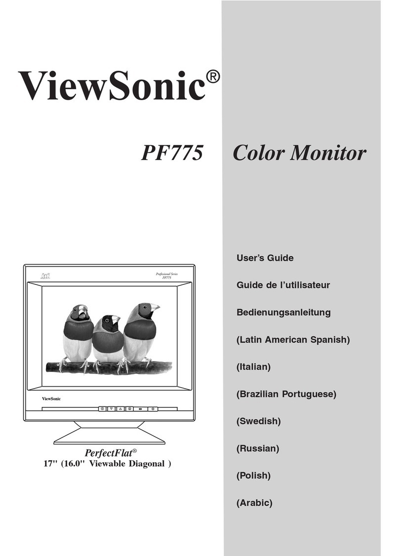 ViewSonic PF775 User manual
