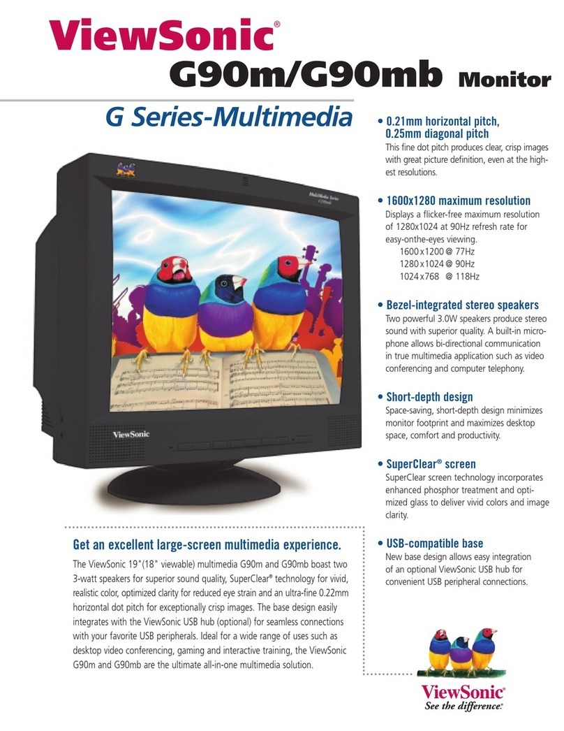 ViewSonic G90m User manual