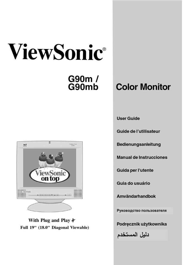 ViewSonic G90m User manual