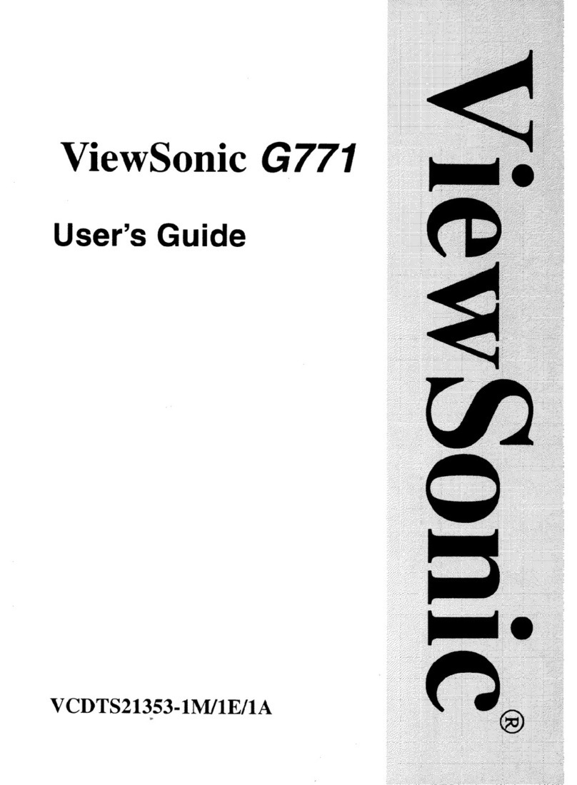 ViewSonic G771 User manual