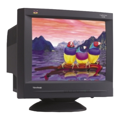 ViewSonic G810 - 21" CRT Display User manual