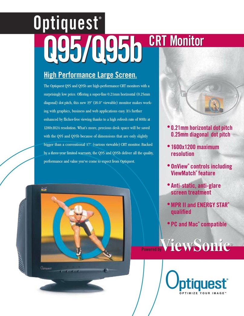 ViewSonic Optiquest Q95 User manual