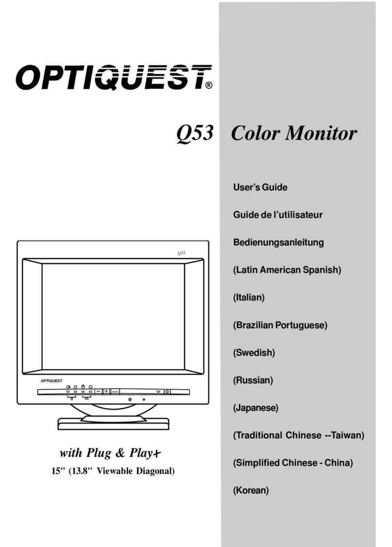 ViewSonic Optiquest Q53 User manual
