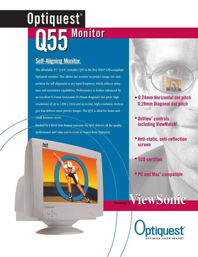 ViewSonic Optiquest Q55 User manual