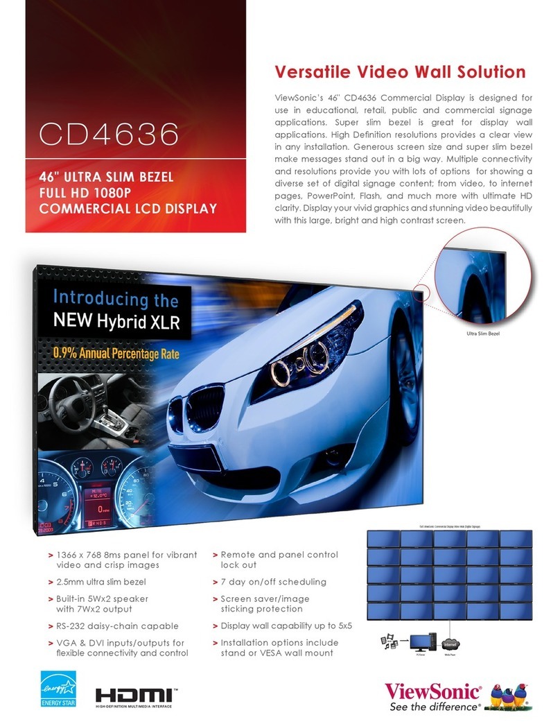 ViewSonic CD4636 User manual