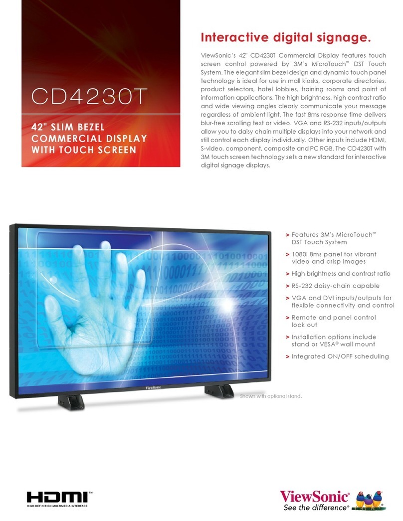 ViewSonic CD4230T User manual