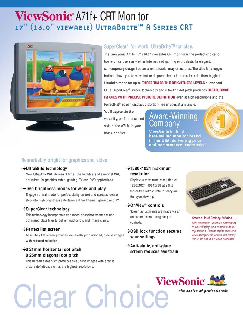 ViewSonic UltraBrite A71f+ User manual