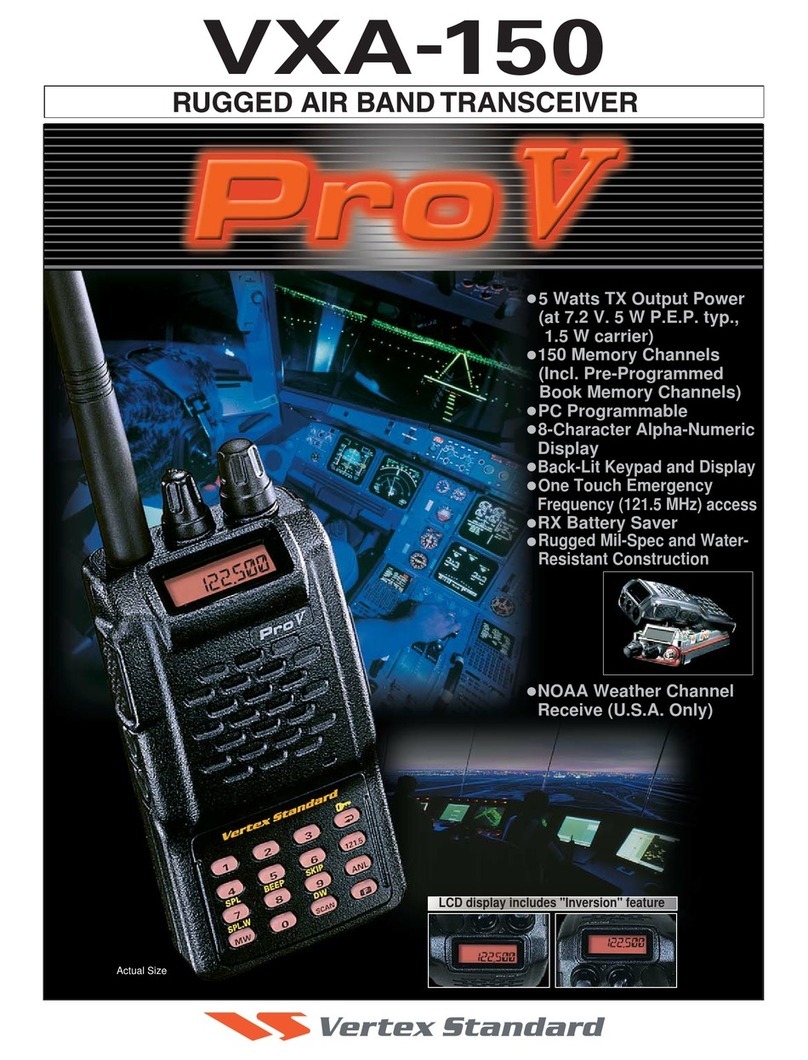 Vertex Standard VXA-150 User manual