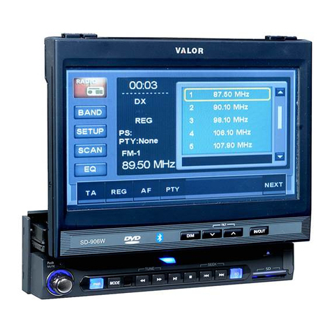 Valor SD-906W User manual