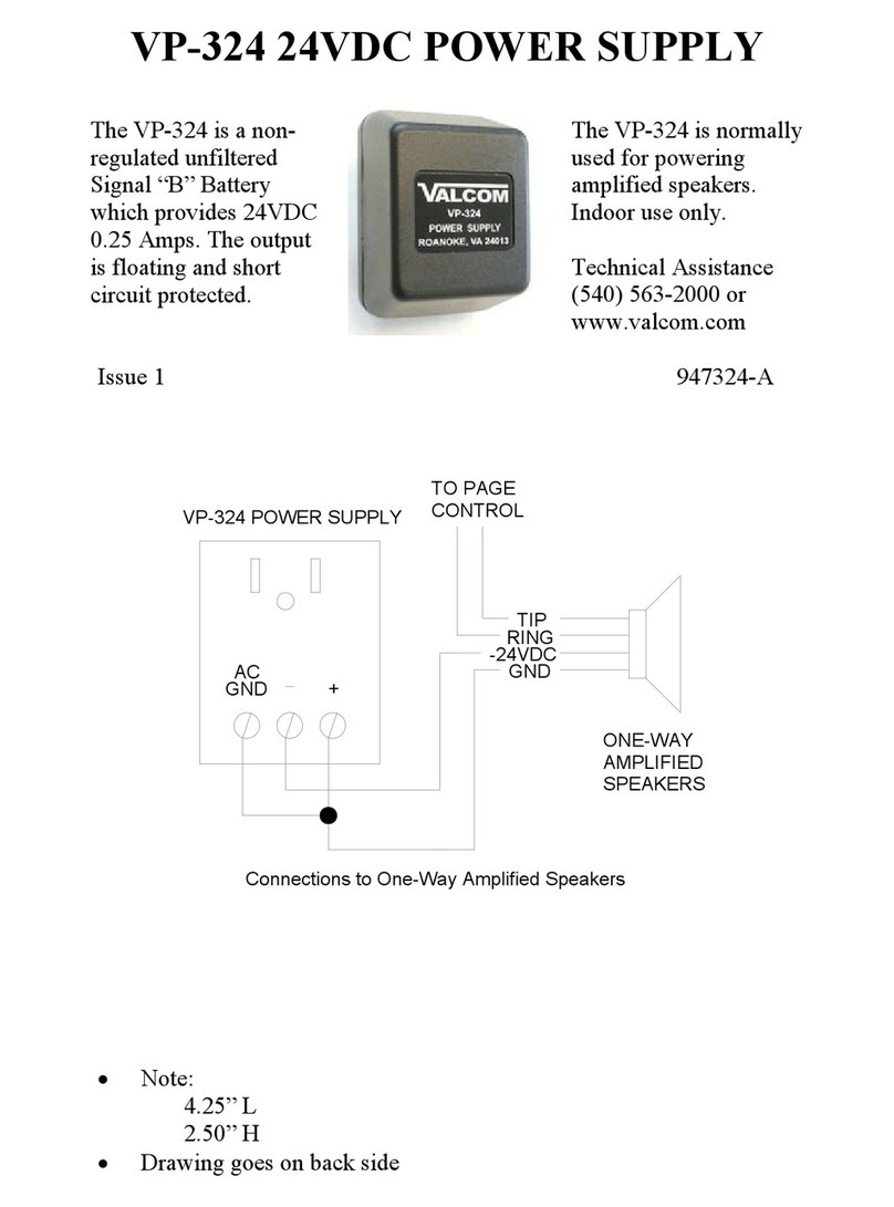 Valcom VP-324 User manual