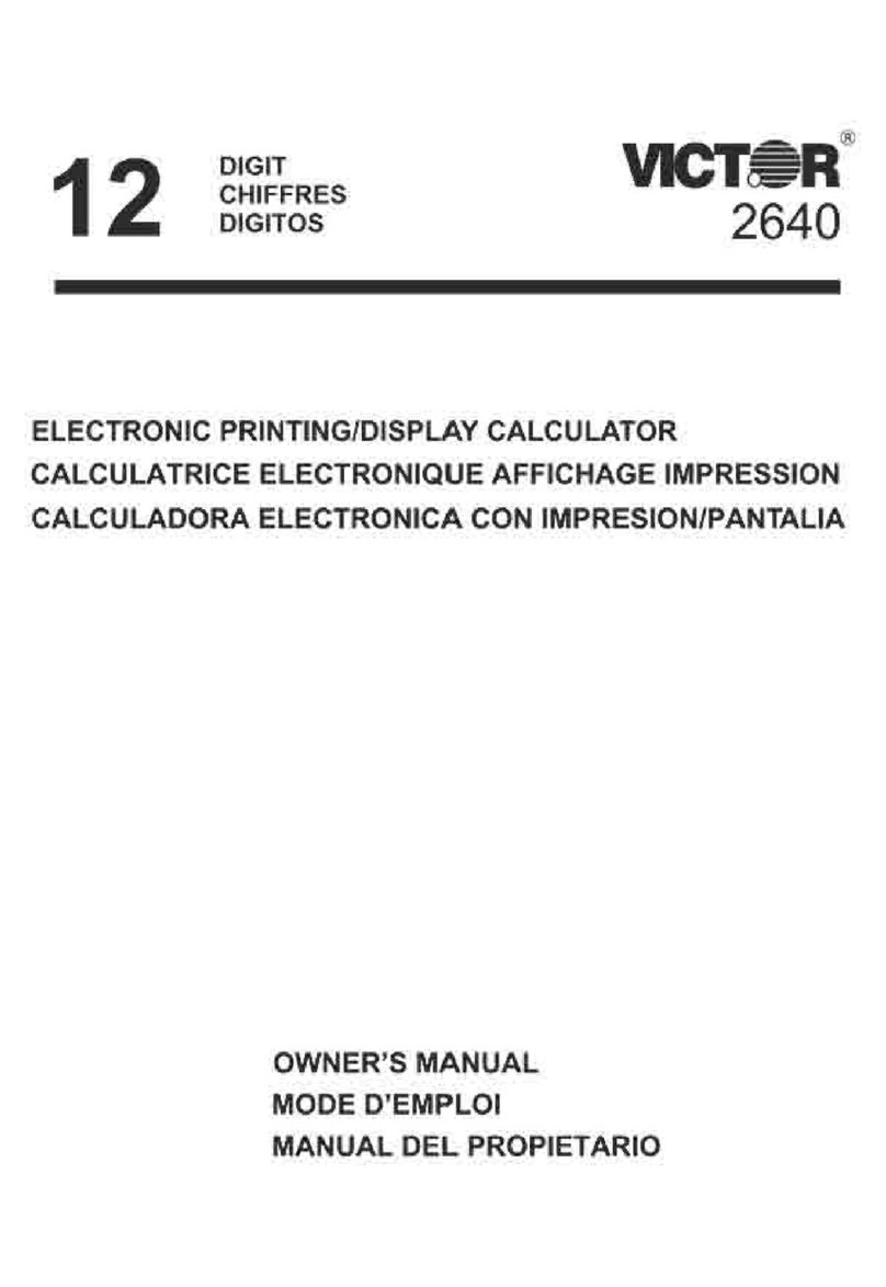 Victor VCT2640 owner's manual
