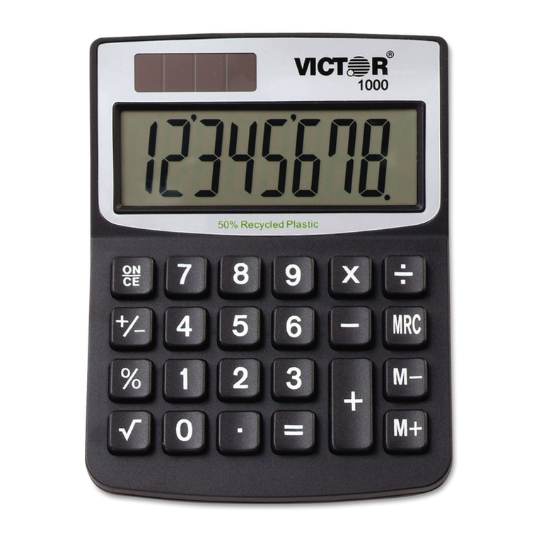 Victor VCT1000 User manual