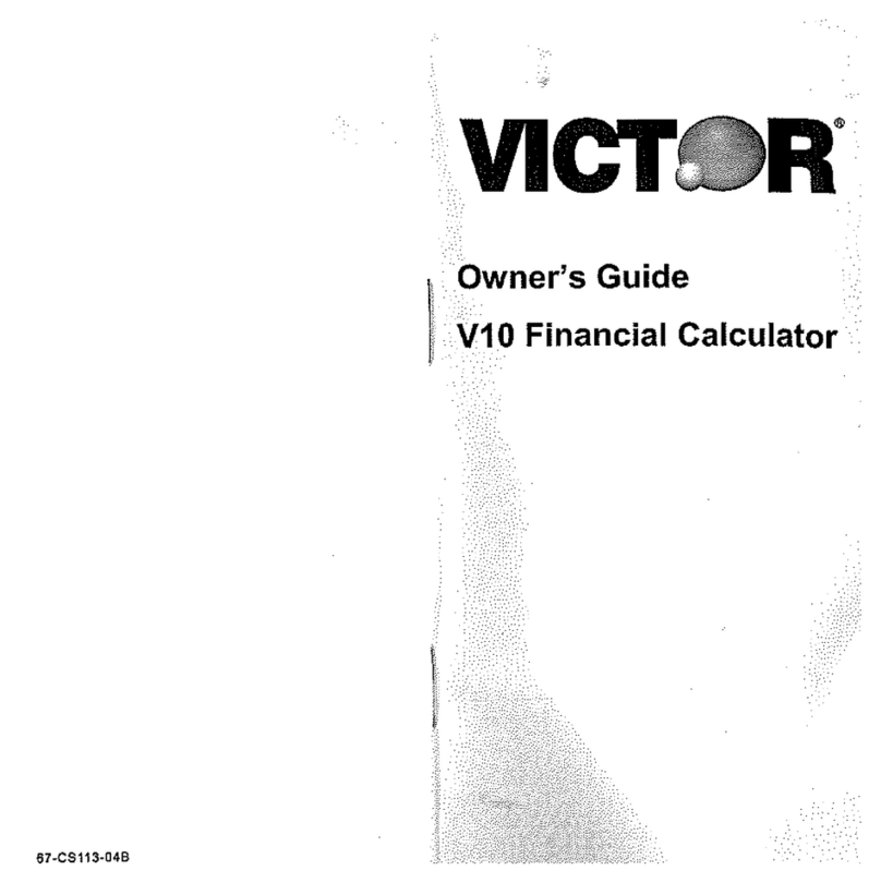 Victor V10 User manual